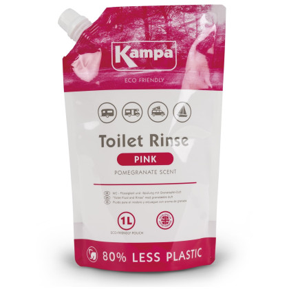 Produit WC chimique Kampa Pink Toilet Rinse Eco 1L rose