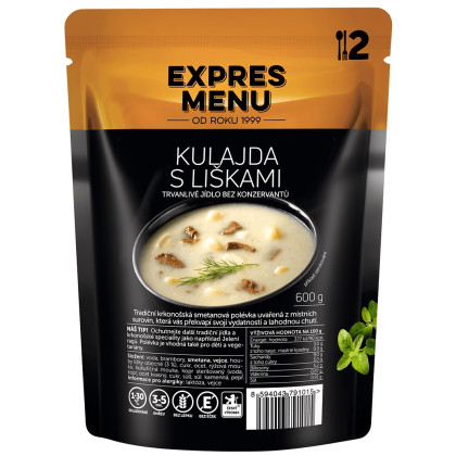 Soup Expres menu Kulajda aux champignons (2 portions)