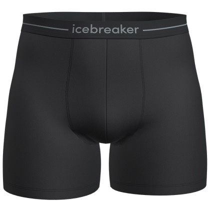 Caleçon homme Icebreaker Mens Anatomica Boxers noir / blanc Black