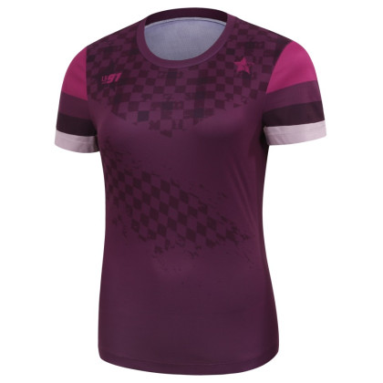 Maillot vélo femme Protective P-Red Sun bordeau wine