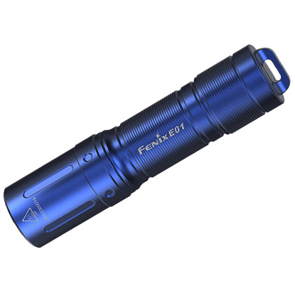 Lampe torche Fenix E01 V2.0 blue bleue