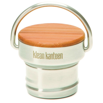 Bouchon remplacement Klean Kanteen Bamboo Cap argenté BrushedStainless