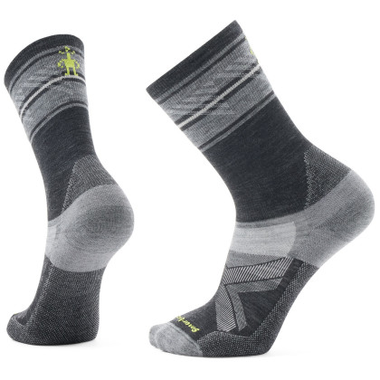 Chaussettes vélo Smartwool Bike Targeted Cushion Cold Weather Crew noir / gris charcoal