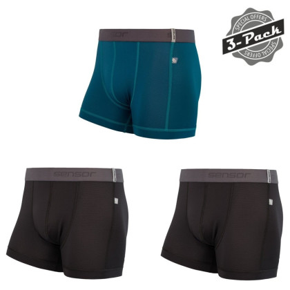 Short homme Sensor Coolmax Tech 3-Pack