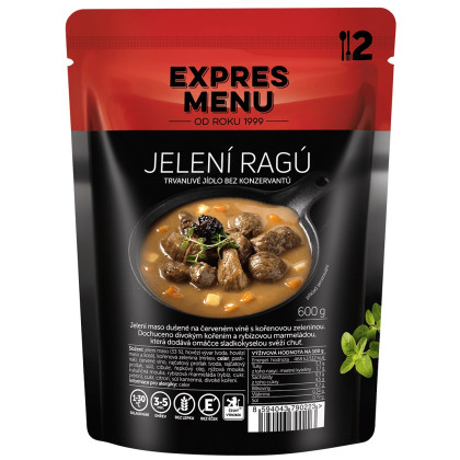 Repas prêt à manger Expres menu Ragoût de cerf 600 g