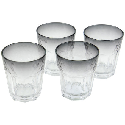 Jeu de verres Bo-Camp Tumbler 200 ml - 4ks girs Smoke