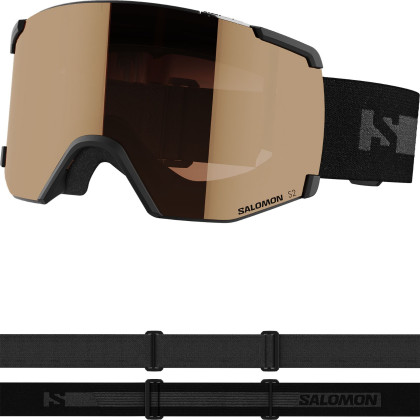 Masques ski Salomon S/View Access noir / gris Black