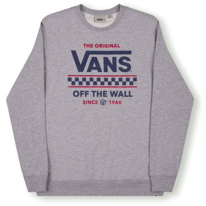 Sweat-shirt homme Vans Stackton Crew girs Grey Hthr