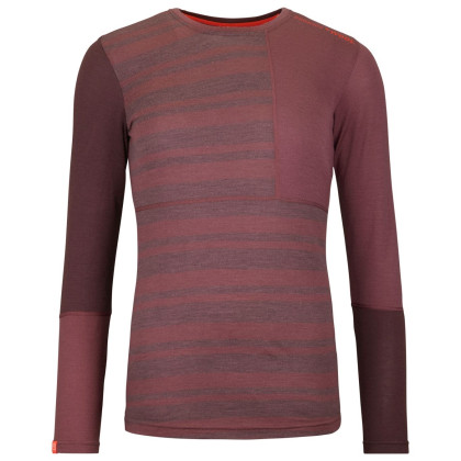 T-shirt fonctionnel femme Ortovox 185 Rock'N'Wool Long Sleeve W rose mountain rose