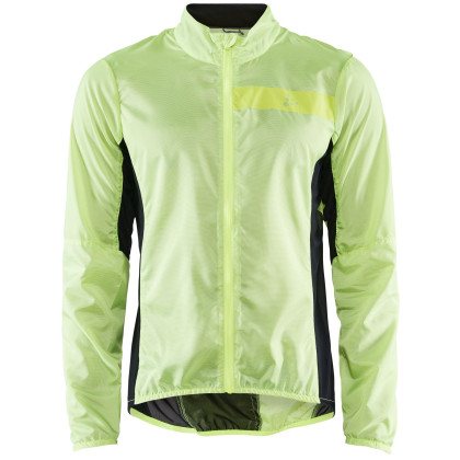 Veste vélo homme Craft Essence Light Wind jaune Flumino