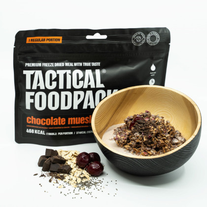 Dessert Tactical Foodpack Chocolate Muesli with Cherries 125g