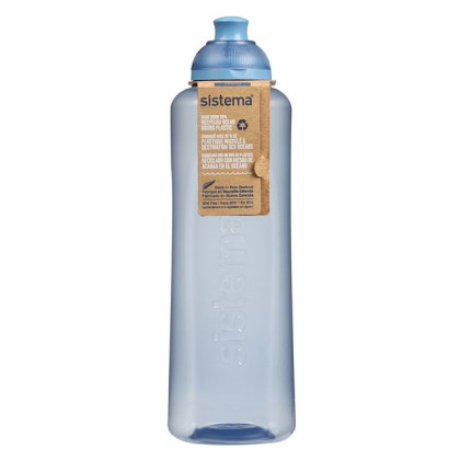 Bouteille Sistema OBP Hydrate Squeeze Swift 480 ml bleue