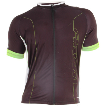 Maillot vélo homme Axon Aktiv vert Black