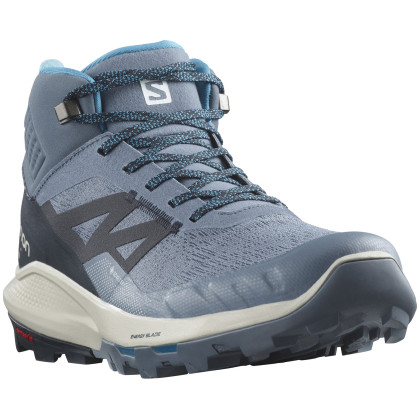 Chaussures randonnée homme Salomon Outpulse Mid Gtx bleue China Blue / Carbon / Lunar Rock