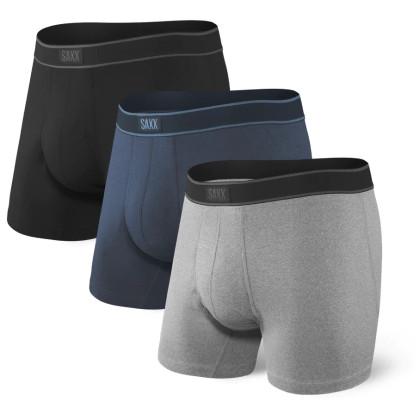 Caleçon Saxx Daytripper Boxer Brief Fly 3Pk bleu / gris black/grey/navy