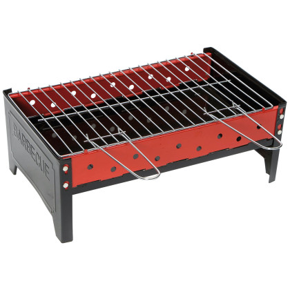 Barbecue charbon bois Bo-Camp Barbecue Compact noir / rouge Black/Red