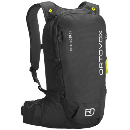 Sac à dos skialp Ortovox Free Rider 22 noir / blanc black raven