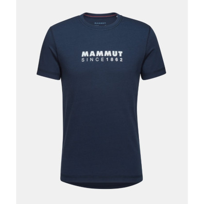 T-shirt homme Mammut Core T-Shirt Men Logo 2023 bleu foncé marine5118