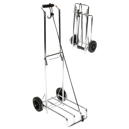 Chariot Bo-Camp Bagage Trolley 40 kg argenté