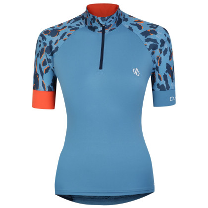 Maillot vélo femme Dare 2b Follow Through Jrsy bleue Niagara Blue/Niagra Animal