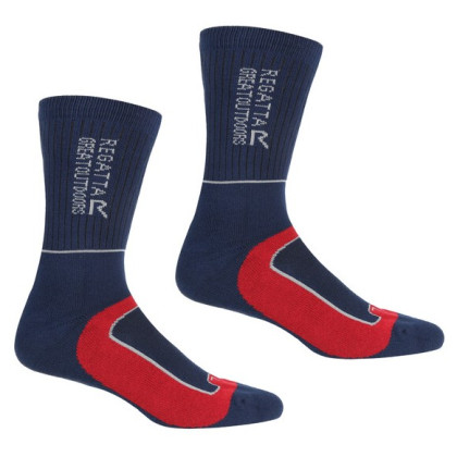 Chaussettes homme Regatta Samaris2SeasonSck bleue / rouge Navy/Darked