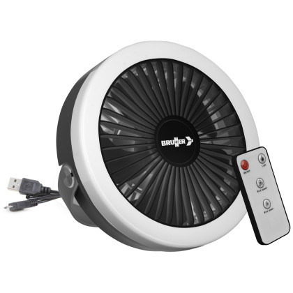 Ventilateur Brunner Moonbelle RG blanc / noir