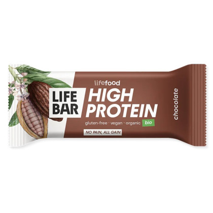 Barre Lifefood Lifebar Protein tyčinka čokoládová BIO 40 g