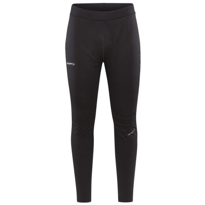 Pantalon running homme Craft ADV Essence Warm Wind Tights vert Black