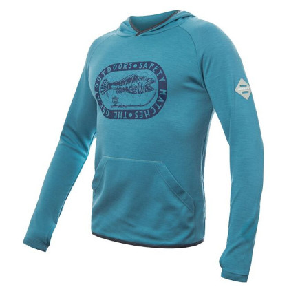 Sweat-shirt homme Sensor Merino Upper Outdoors bleu clair mint blue