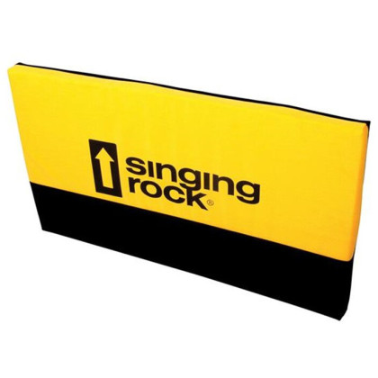 Tapis d'escalade Singing Rock font jaune