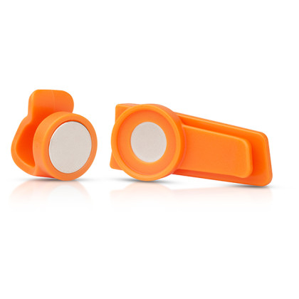 Clip magnétique tube d'hydratation Source Magnetic clip orange Orange