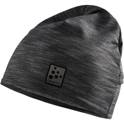 Bonnet Craft Adv Microfleece Ponytail noir / gris Blackmelange