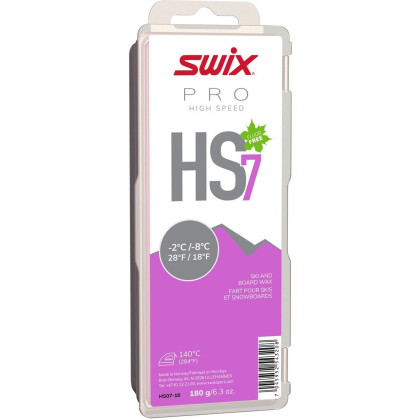 Cire Swix HS07-6 high speed -2/-8°C 180 g