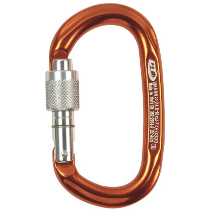 Mousqueton Climbing Technology Pillar SG orange lobster