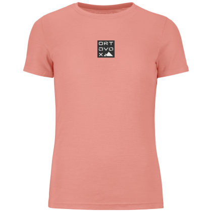 T-shirt femme Ortovox 185 Merino Square T-shirt Women's rose Bloom