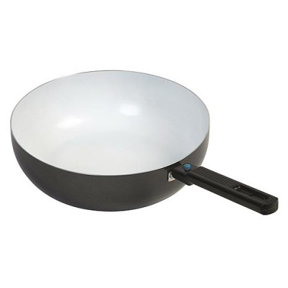 Poêle à frire Bo-Camp Sprint Eco Wok 24 noir / blanc Black/White