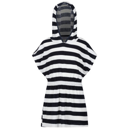 Robe fille Regatta Bernessa blanc / bleu Navy Stripe