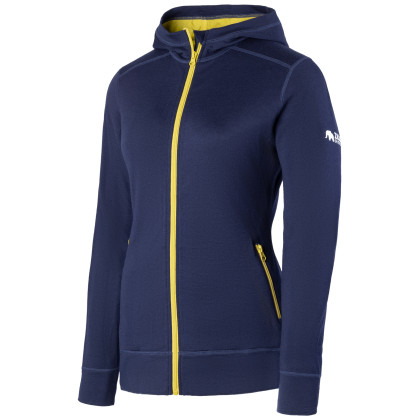 Sweat-shirt femme Zulu Merino Hoodie 230 bleue Navy