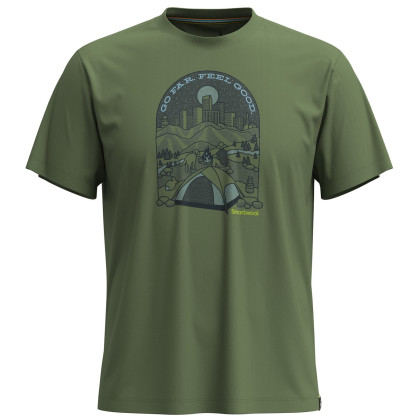 T-shirt Smartwool Streets to Peaks Short Sleeve Graphic Tee vert fern green