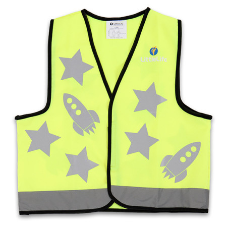 Gilet enfant LittleLife Hi-Vis Safety Vest jaune