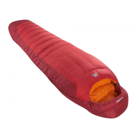 Sac de couchage en plumes Mountain Equipment Glacier 500 XL rouge