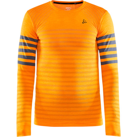 T-shirt homme Craft Fuseknit Comfort Blocked orange TigerAsphalt