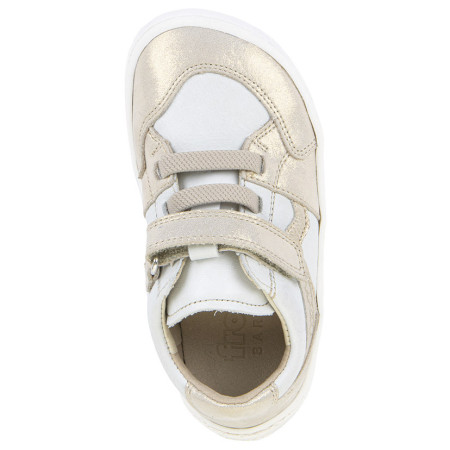 Baskets pour enfant Frodo Barefoot river White/Gold