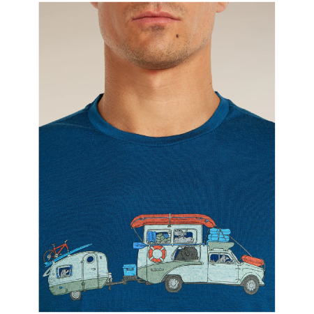 T-shirt fonctionnel homme Icebreaker Men Merino 150 Tech Lite SS Tee Transportage