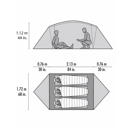 Tente ultra-légère MSR Mutha Hubba NX
