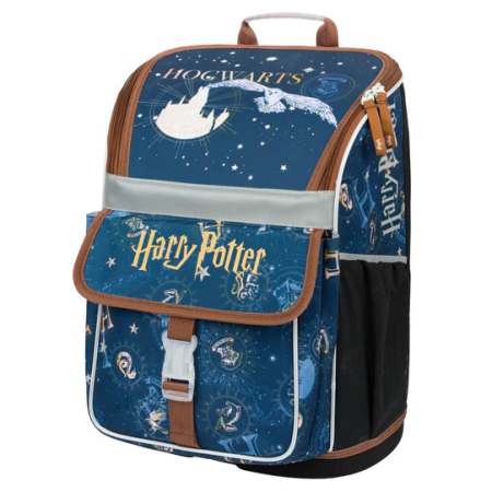 Sac à dos écolier Baagl Zippy brun / bleu Harry Potter Bradavice