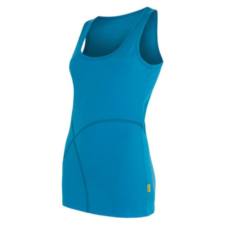 Top femme Sensor Merino Wool Active bleue Blue