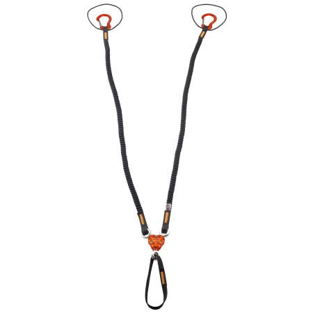 Sangle Camp X-Gyro Leash - 92/147 Cm noir / orange