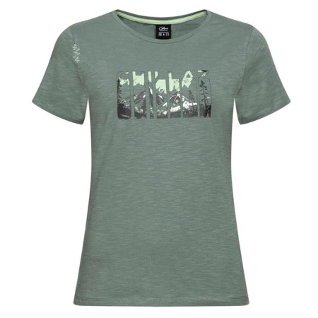 T-shirt femme Chillaz Valencia Nature Flow vert Dark Green