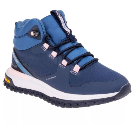 Bottes randonnée femme Hi-Tec Harrow Mid Wp V Wo'S bleu / rose Navy/Smoke Blue/Pink